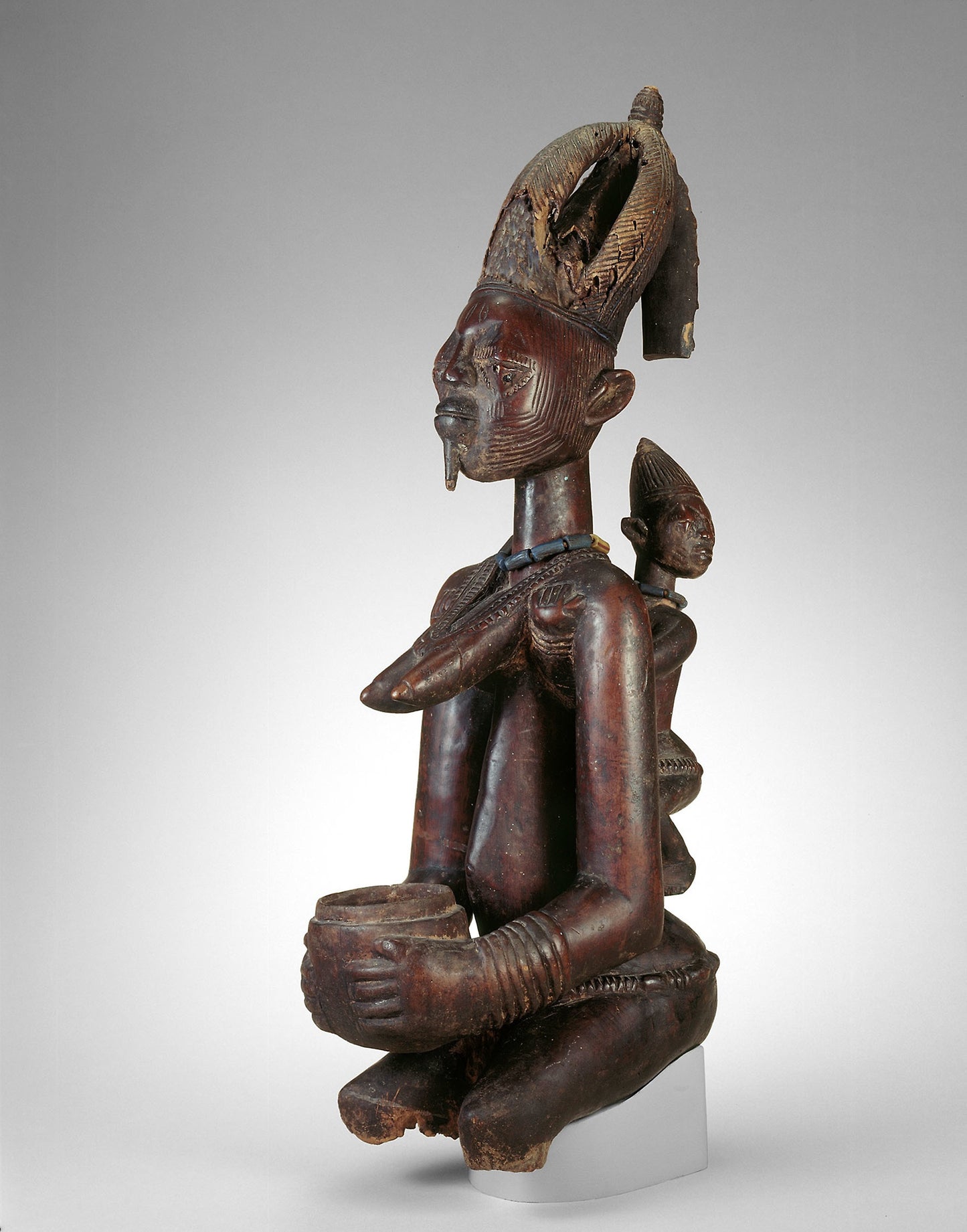 Female Figure with Bowl -  Abogunde of Ede (active late 19th century),  Poster Print Wall Art