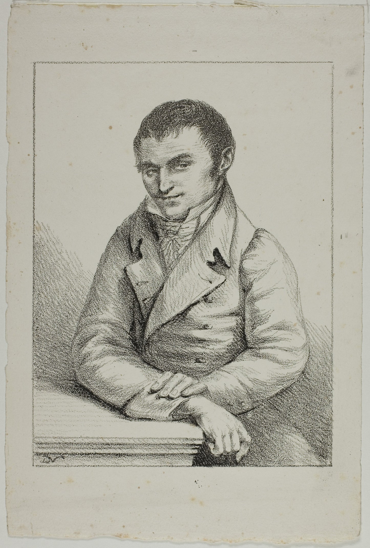 Portrait of Monsieur de Menneval -  Dominique-Vivant Denon,  Poster Print Wall Art