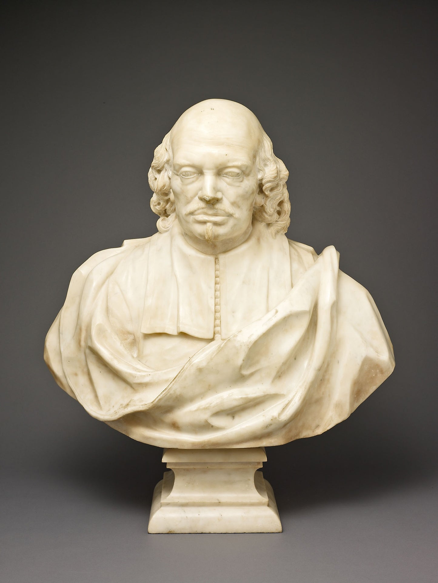 Bust of Giovanni Battista de Luca -  Bernardo Fioriti (Bernardino or Focoso),  Poster Print Wall Art