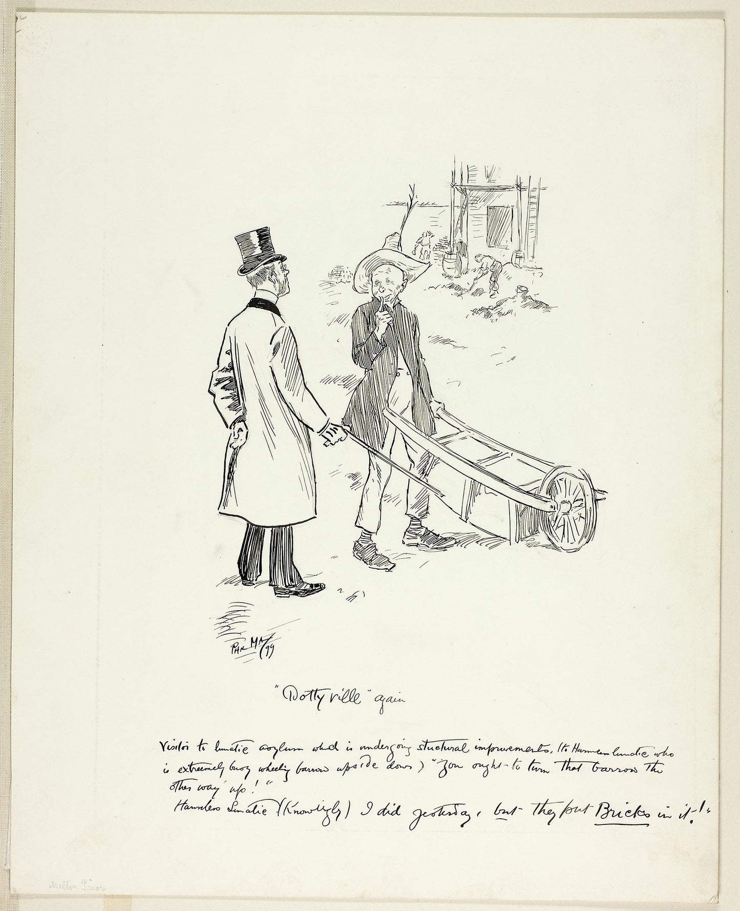 Dottyville Again -  Philipp William May,  Poster Print Wall Art