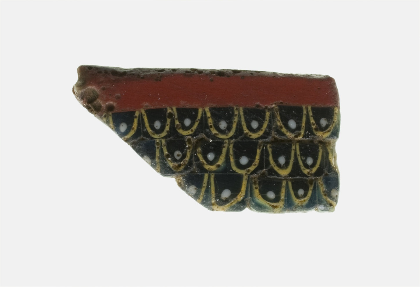 Fragment of an Inlay Depicting a Feather Pattern -  Roman,  Poster Print Wall Art