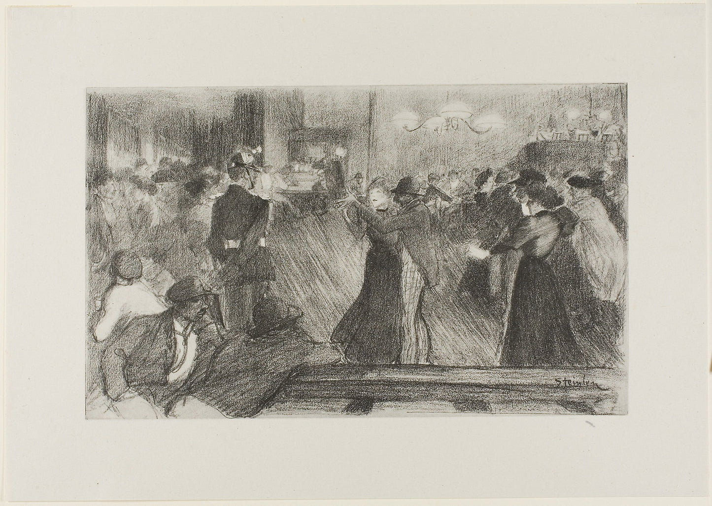 Dance Hall -  Théophile-Alexandre Steinlen,  Poster Print Wall Art