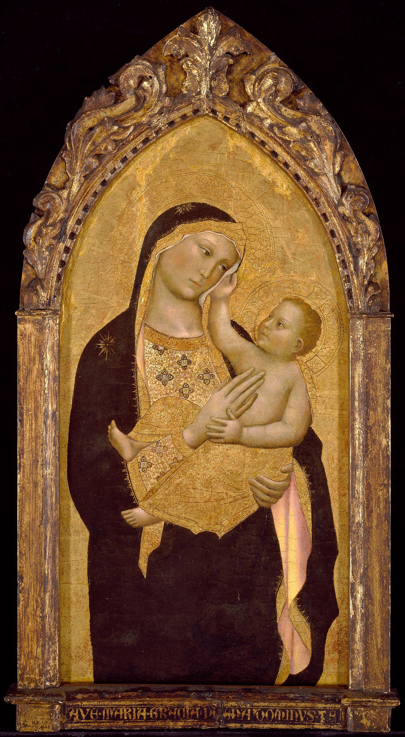 Virgin and Child: Niccolò di Pietro Gerini,16x12"(A3) Poster