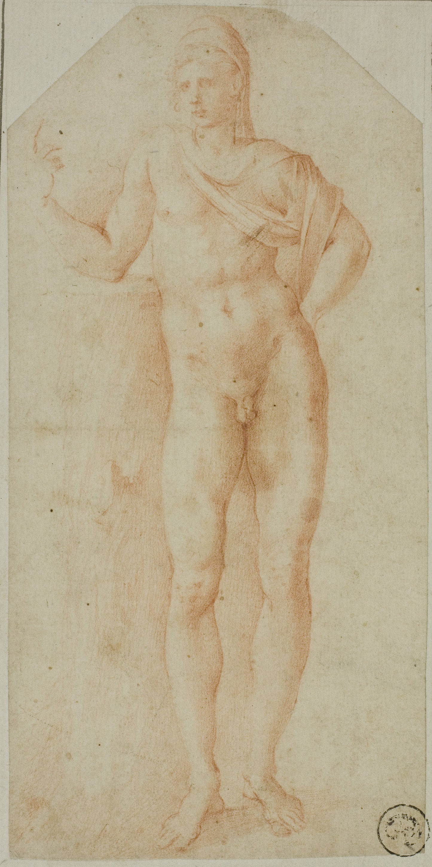 After the Antique -  Statue of Paris -  Attributed to Giulio Clovio,  Poster Print Wall Art