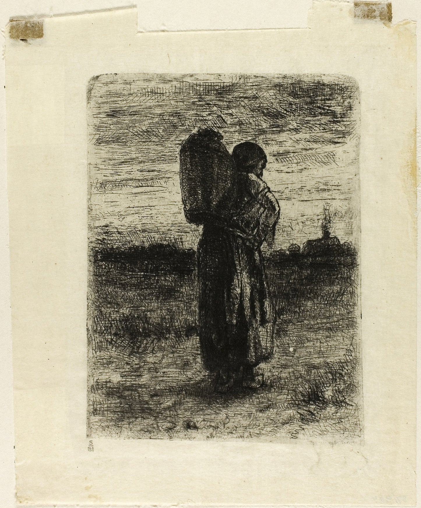 Homewards -  Jozef Israëls,  Poster Print Wall Art
