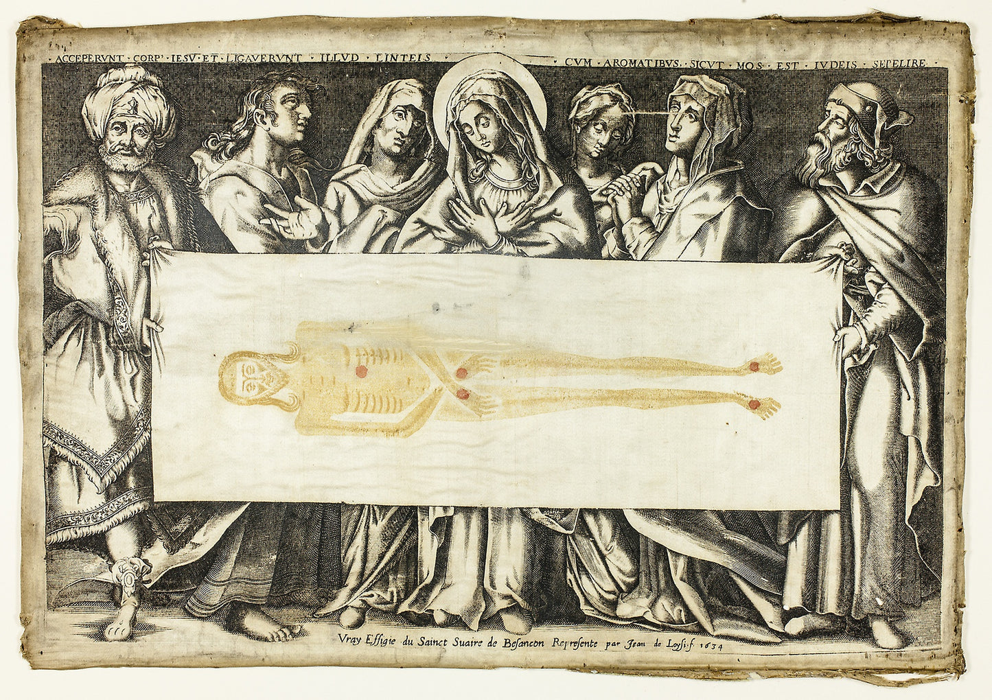 The Holy Shroud of Besançon -  Jean de Loisy,  Poster Print Wall Art