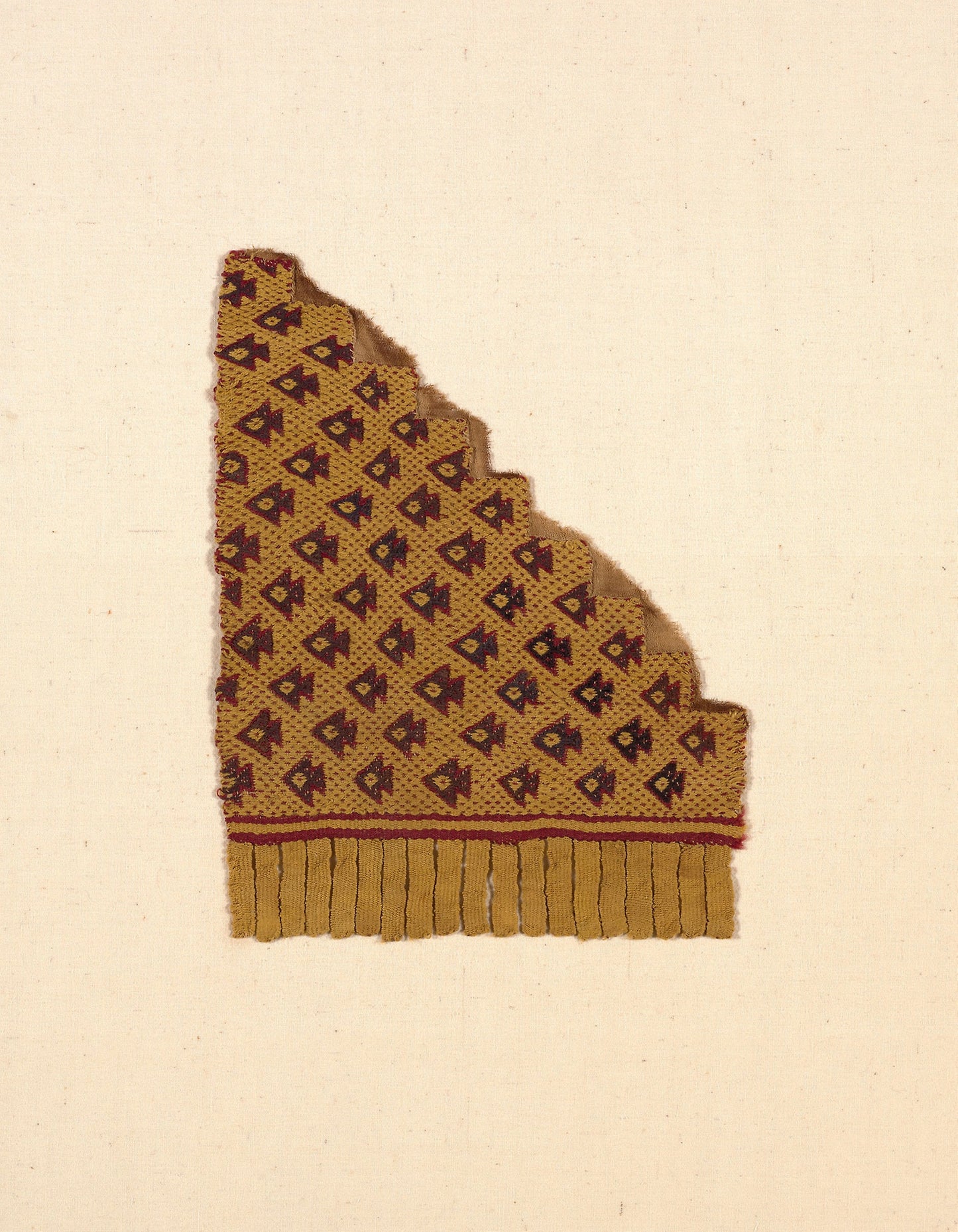 Fragment from a Mantle -  Probably central coast, Peru,  Poster Print Wall Art