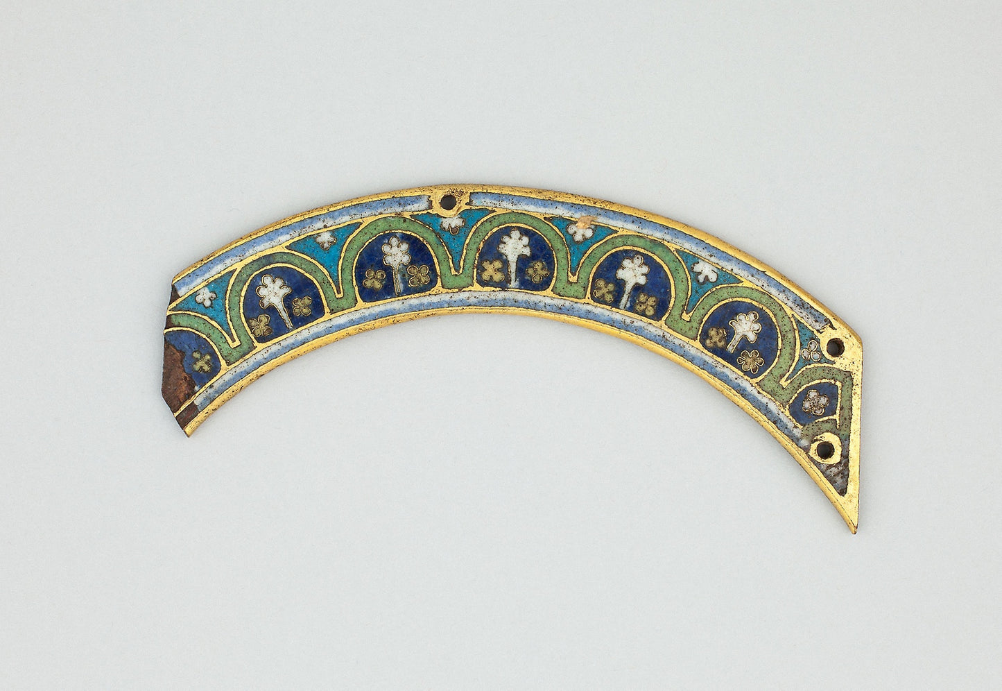 Plaque from an Arch of a Reliquary Shrine: German; Rhineland, Poster Print Wall Art