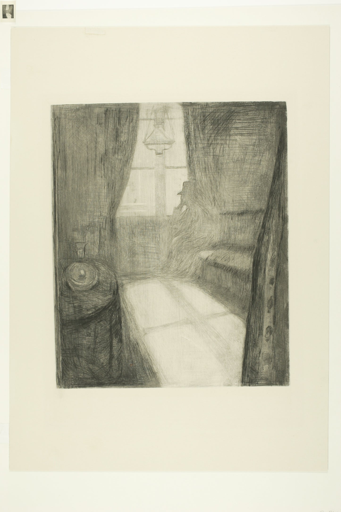 Moonlight. Night in St Cloud -  Edvard Munch,  Poster Print Wall Art