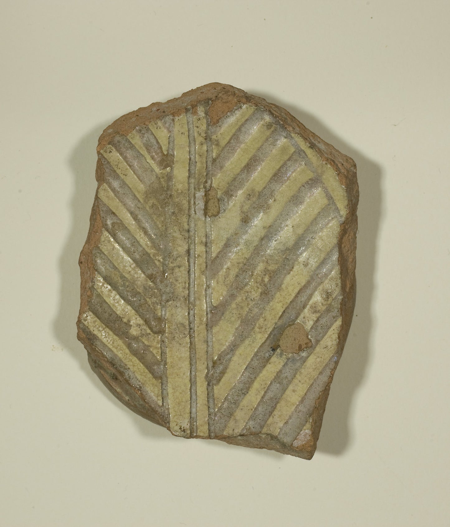 Fragment of a Bowl with Bird's Wing -  Byzantine,  Poster Print Wall Art