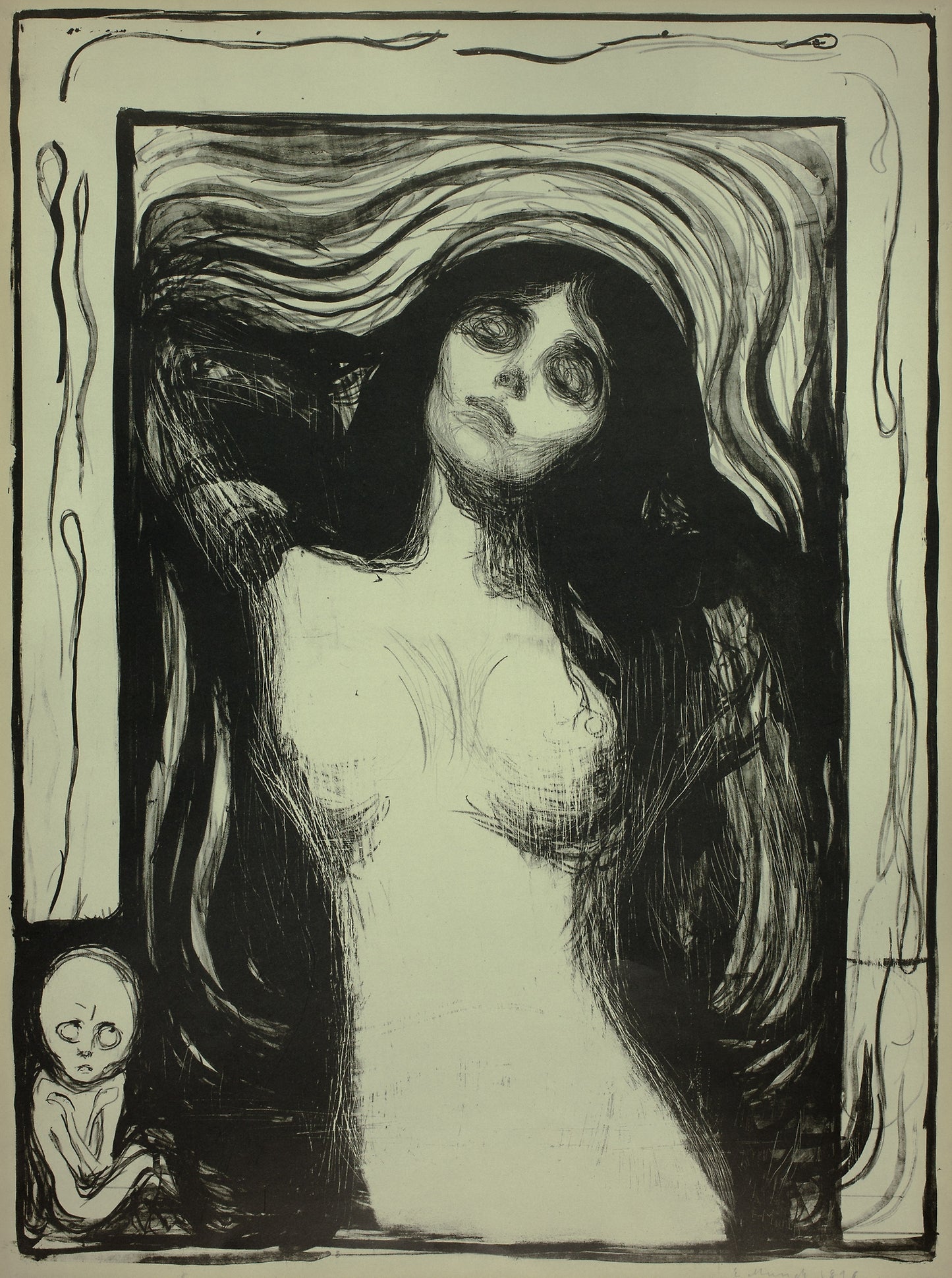 Madonna -  Edvard Munch,  Poster Print Wall Art