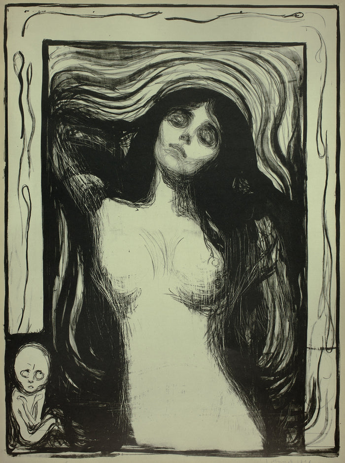 Madonna: Edvard Munch,16x12