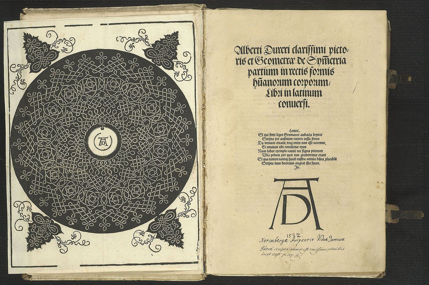 The Third Knot, tipped into The Painter's Manual and other texts -  Albrecht Dürer,  Poster Print Wall Art