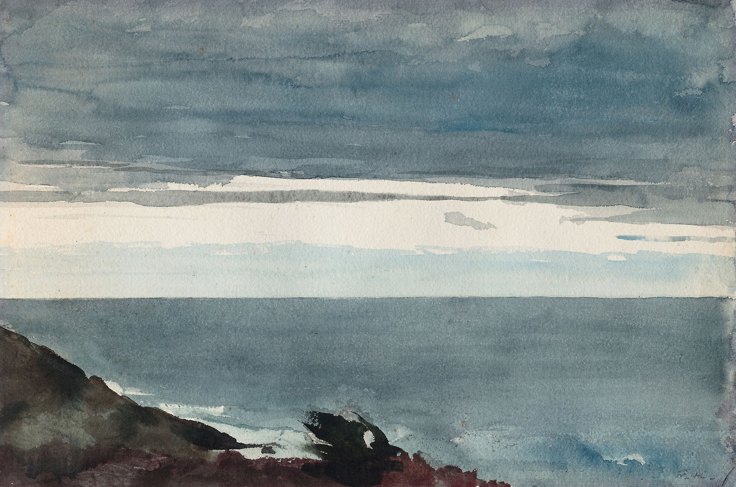 Prout's Neck, Evening -  Winslow Homer,  Poster Print Wall Art