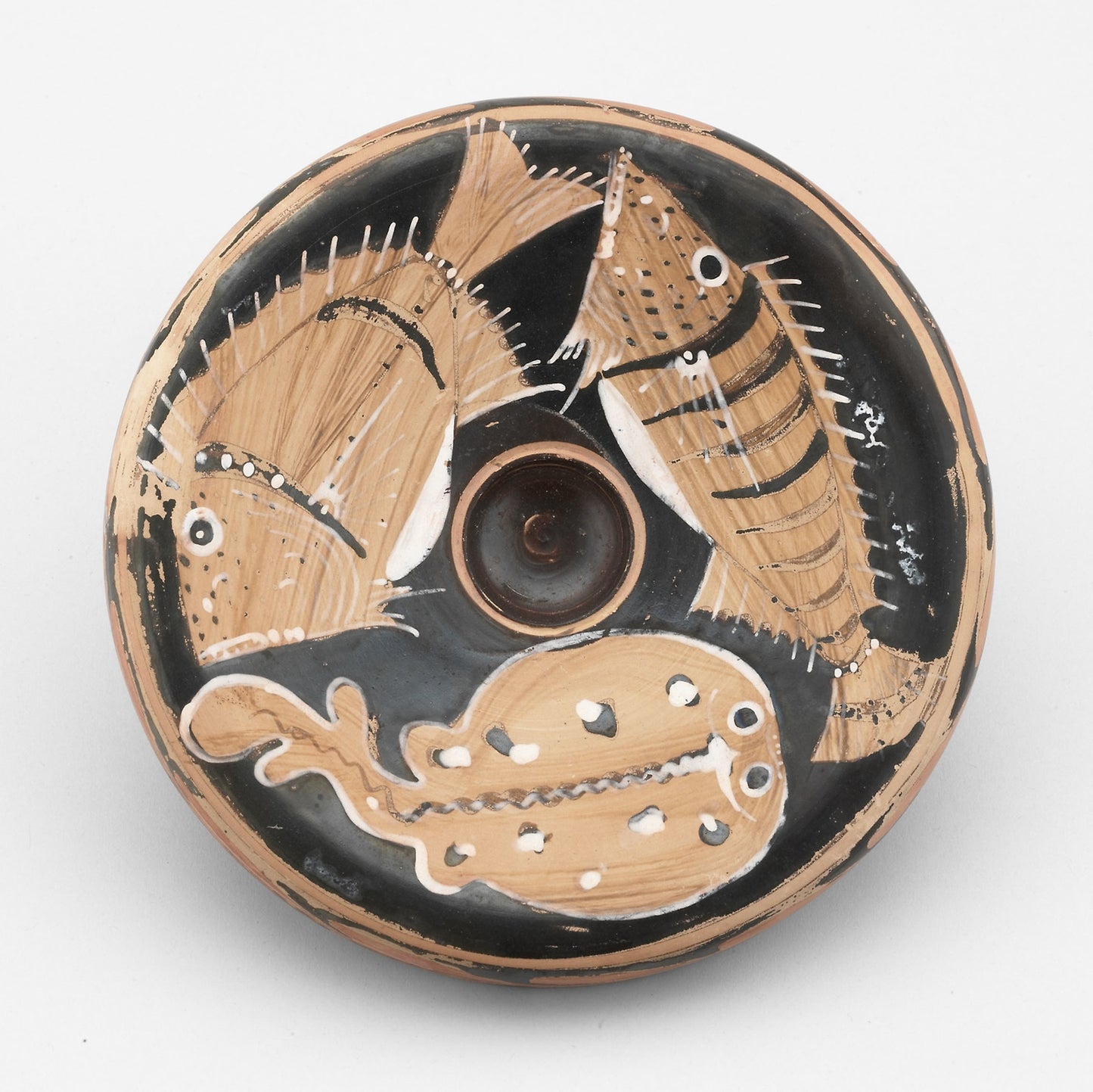 Fish Plate -  Greek; Campania, Italy,  Poster Print Wall Art