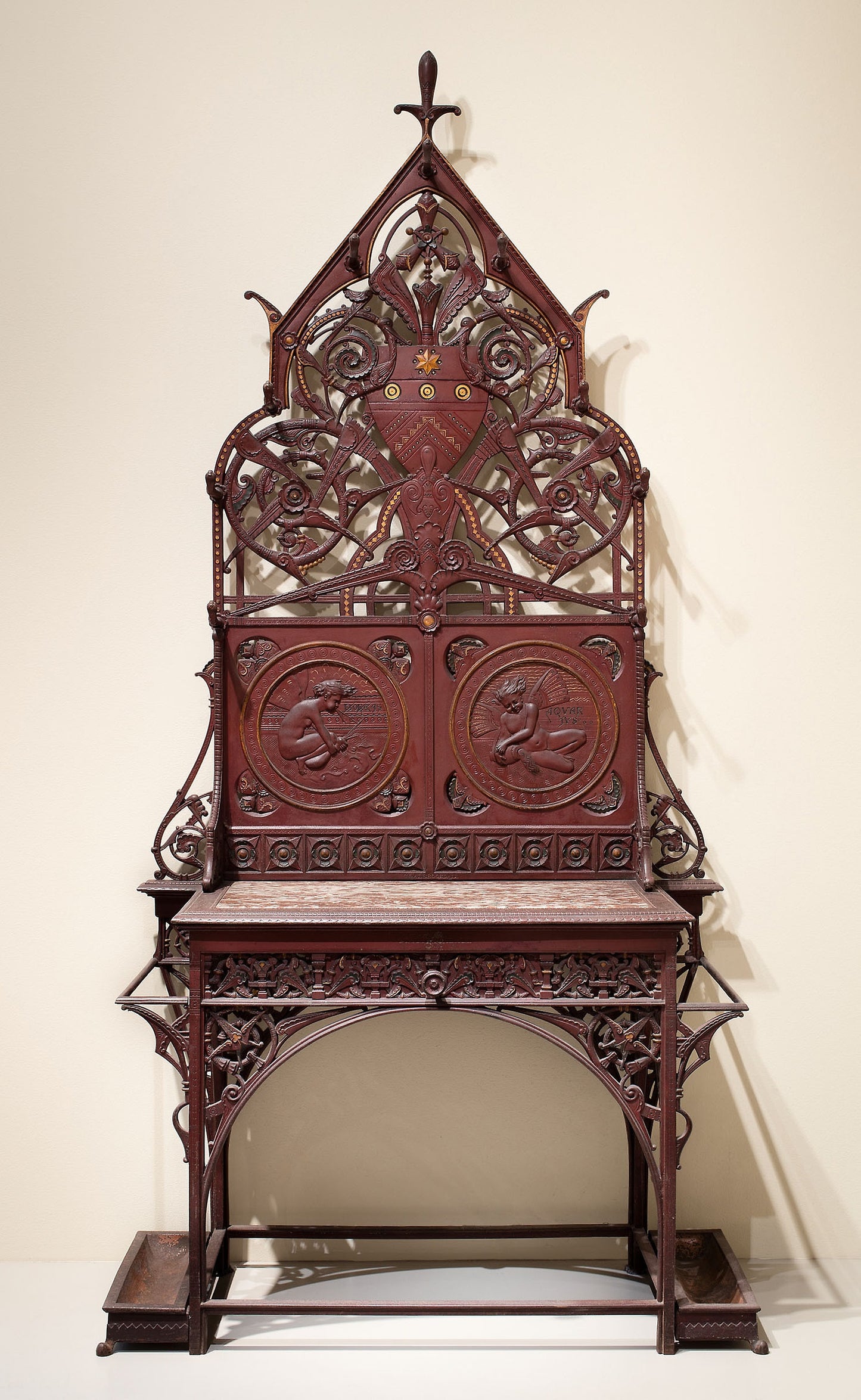 Hall Stand -  Christopher Dresser (English, born Scotland, 1834-1904),  Poster Print Wall Art