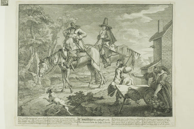 Hudibras Sallying Forth, plate two from Hudibras: William Hogarth,16x12"(A3) Poster