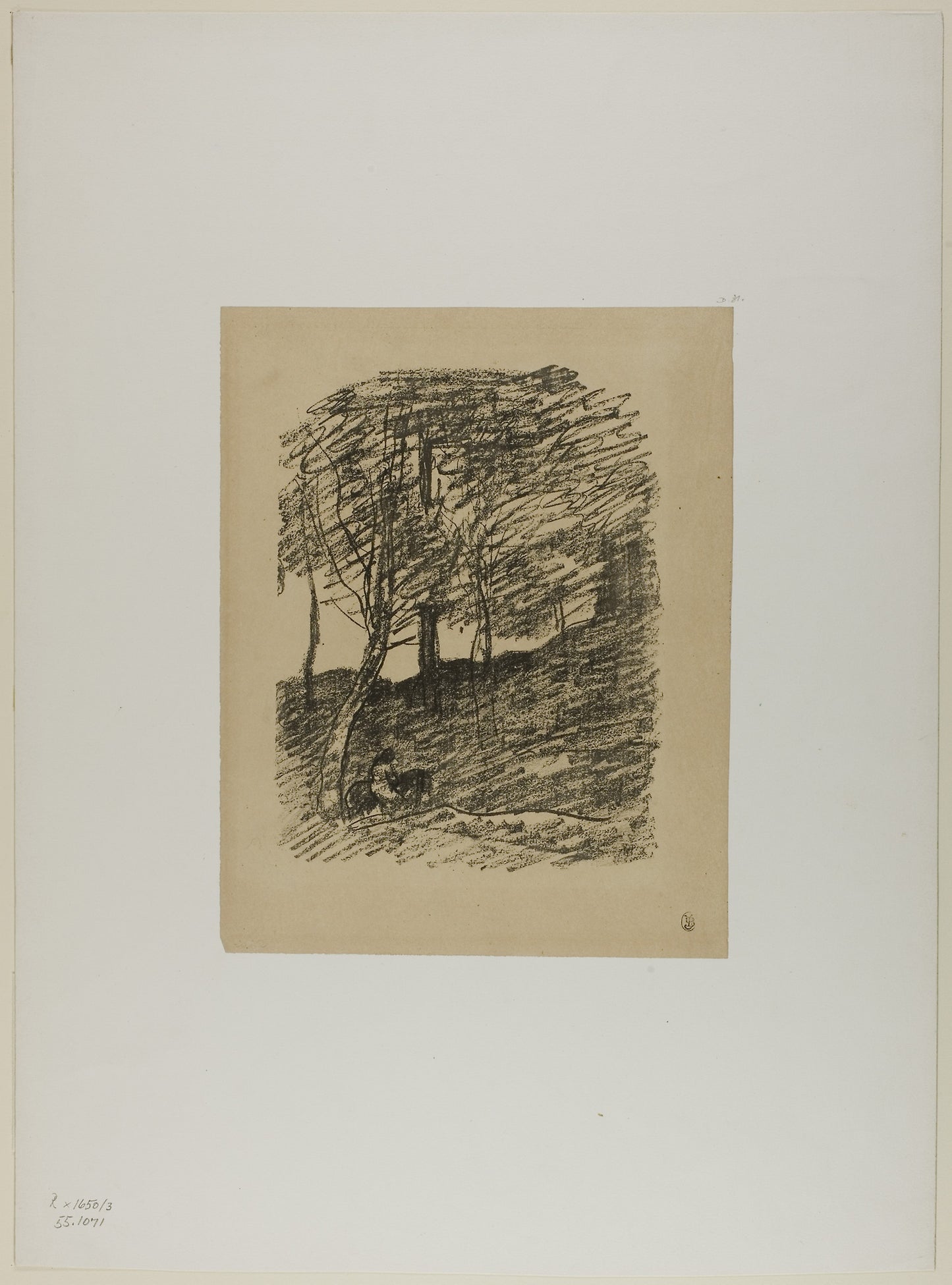 Beneath the Trees -  Jean-Baptiste-Camille Corot,  Poster Print Wall Art