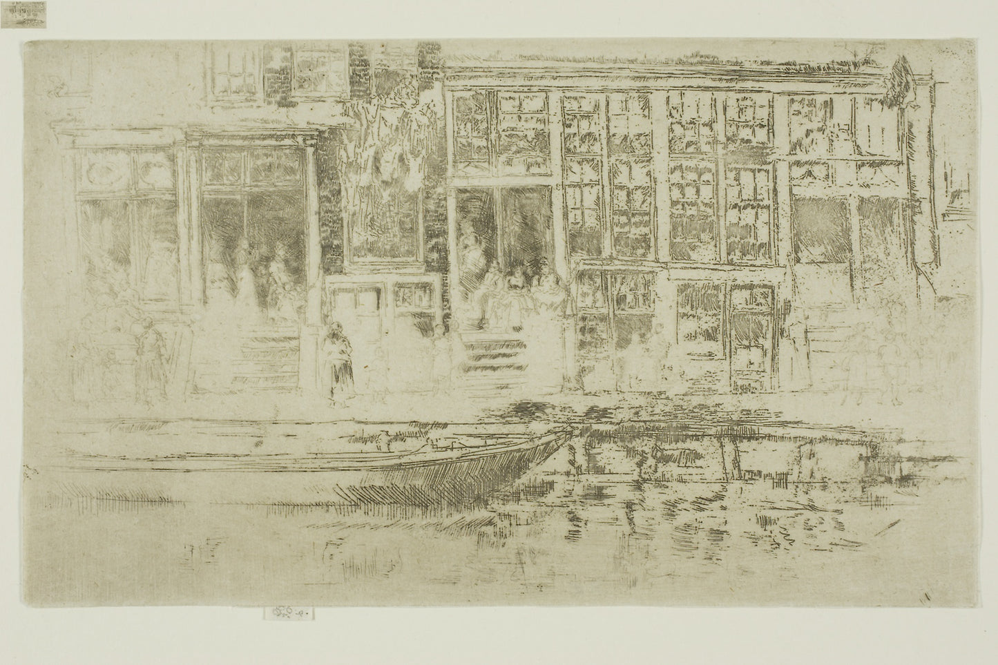 Jews' Quarter, Amsterdam -  James McNeill Whistler,  Poster Print Wall Art