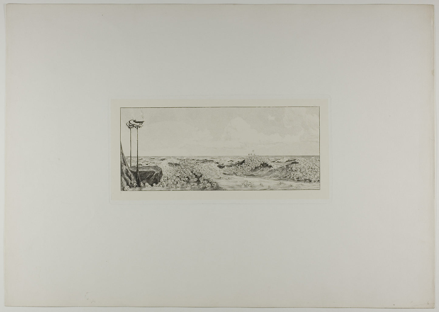 Homage, plate six from A Glove -  Max Klinger,  Poster Print Wall Art