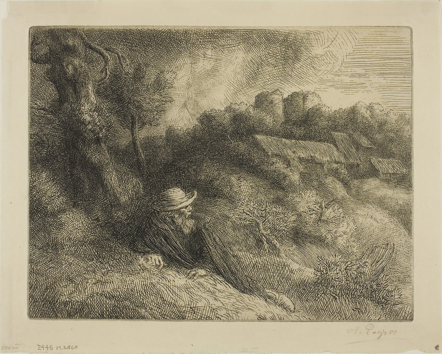 Haunted House -  Alphonse Legros,  Poster Print Wall Art