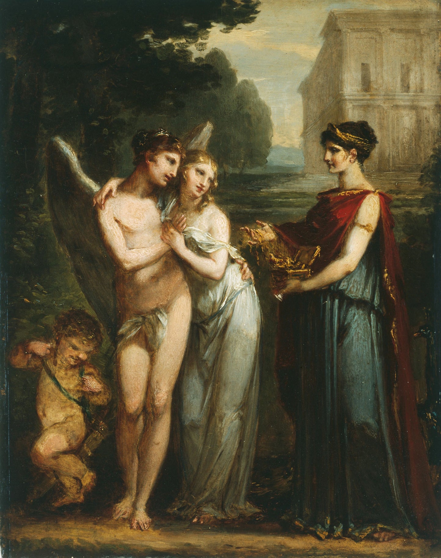 Innocence Preferring Love and Riches -  Pierre Paul Prud'hon,  Poster Print Wall Art