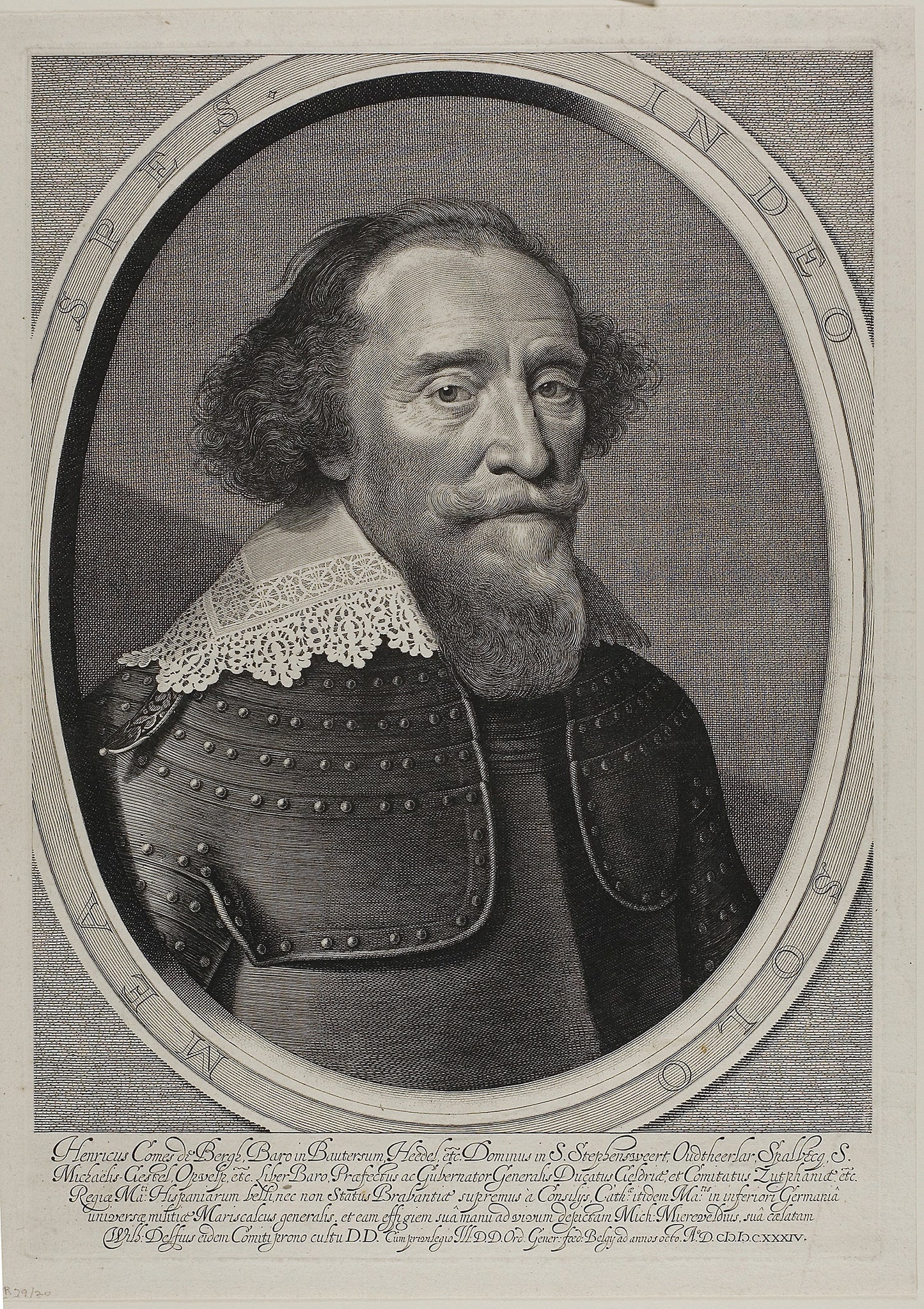 Hendrik Count van de Bergh -  William Jacobsz. Delff (Dutch, 1580-1638),  Poster Print Wall Art