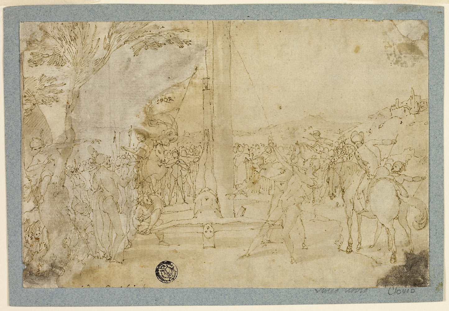 Martyrdom of Saint Peter -  Andrea Boscoli,  Poster Print Wall Art