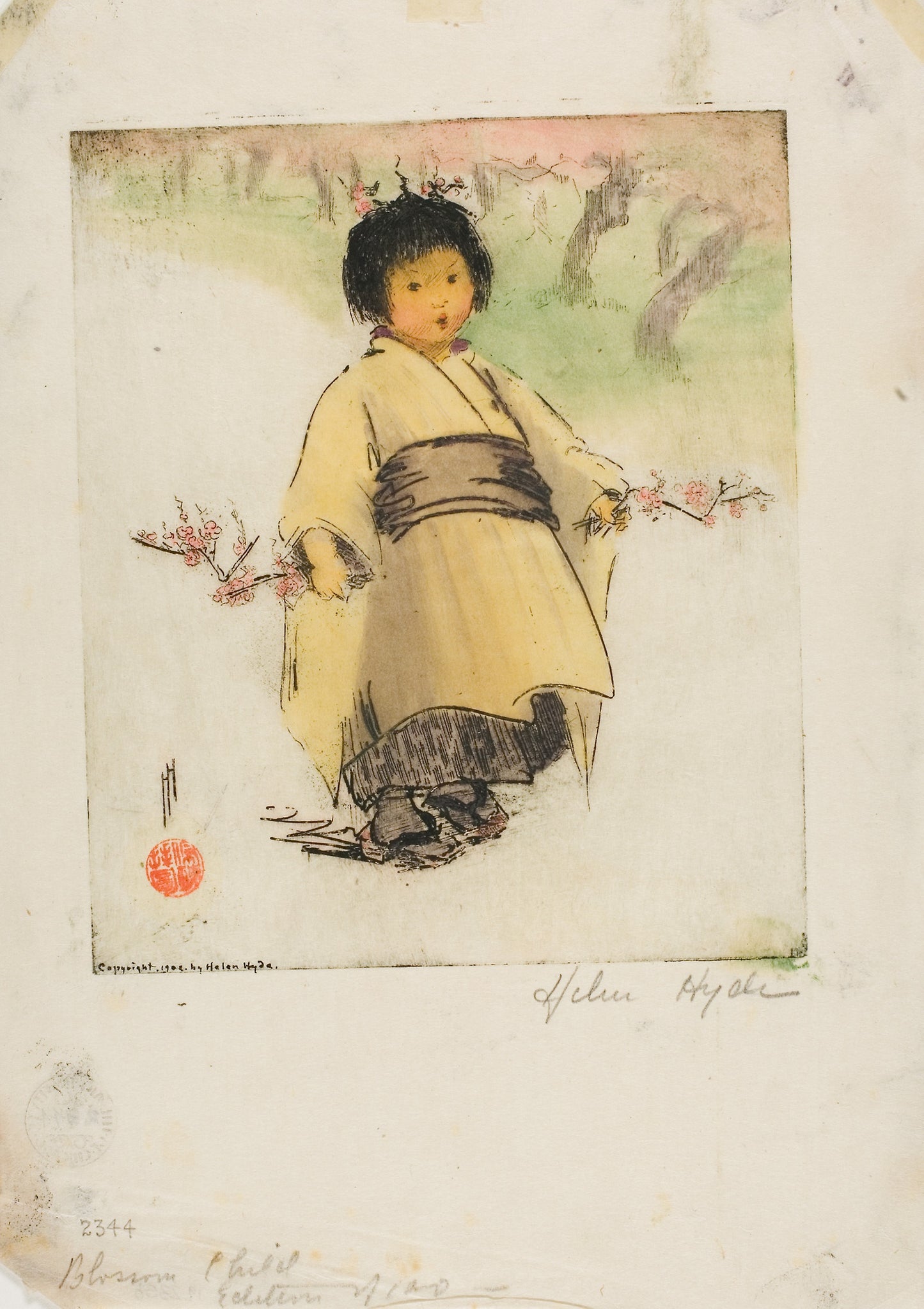 Blossom Child -  Helen Hyde,  Poster Print Wall Art