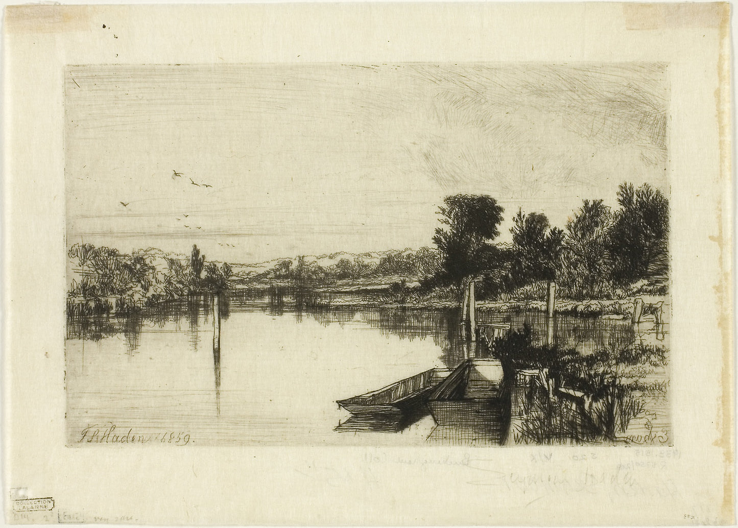 Egham -  Francis Seymour Haden,  Poster Print Wall Art
