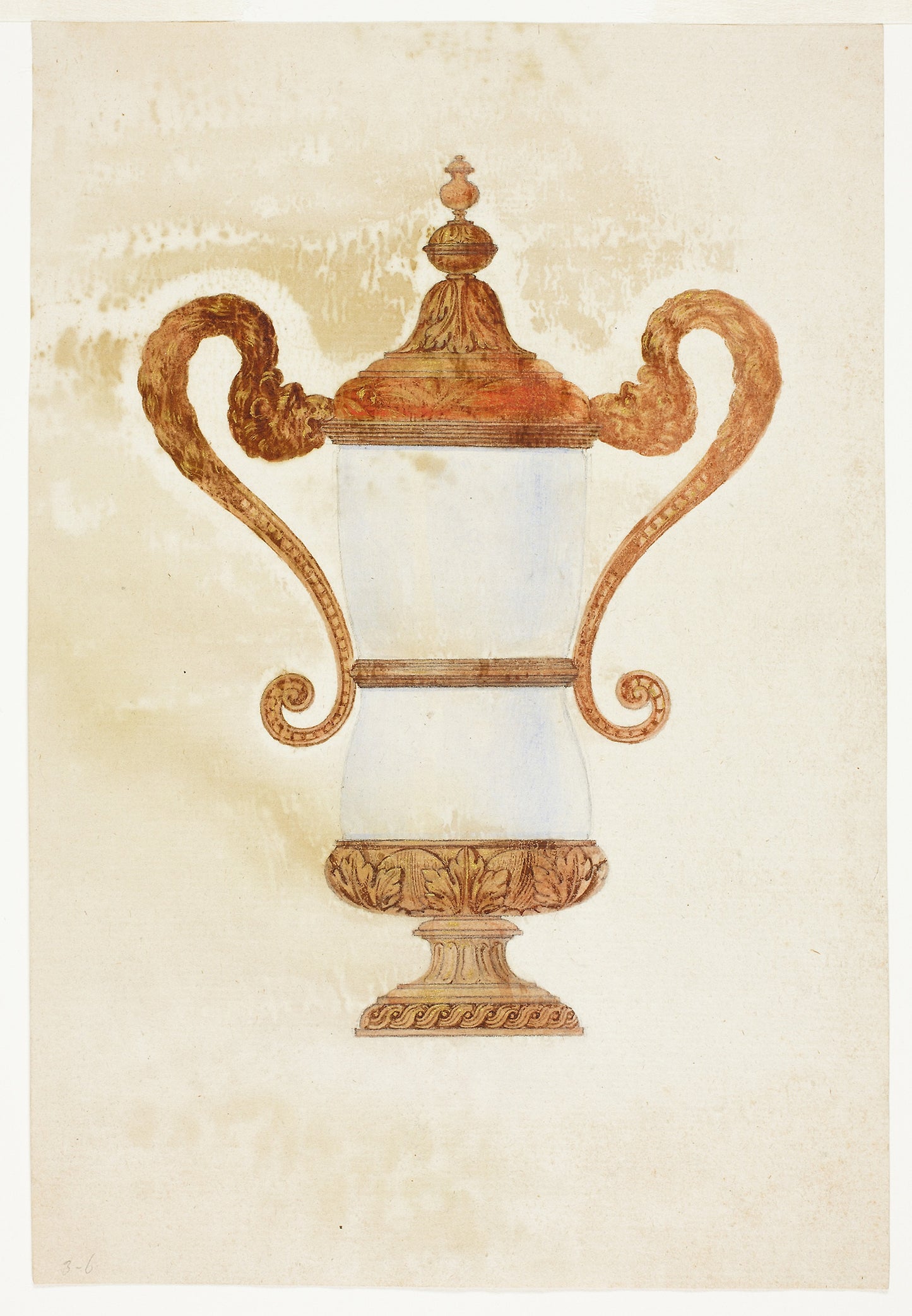 Double Handled Urn -  Giuseppe Grisoni,  Poster Print Wall Art