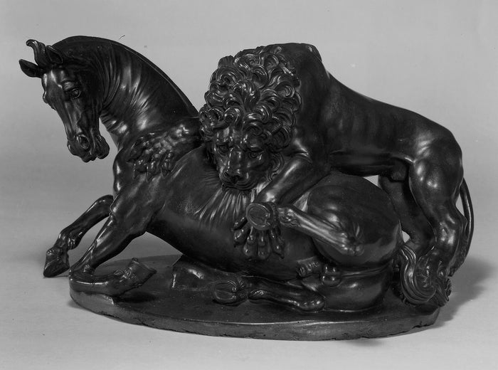 Lion Devouring a Horse: Antonio Susini,16x12