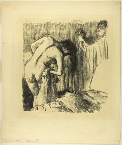 After the Bath III: Edgar Degas,16x12"(A3) Poster