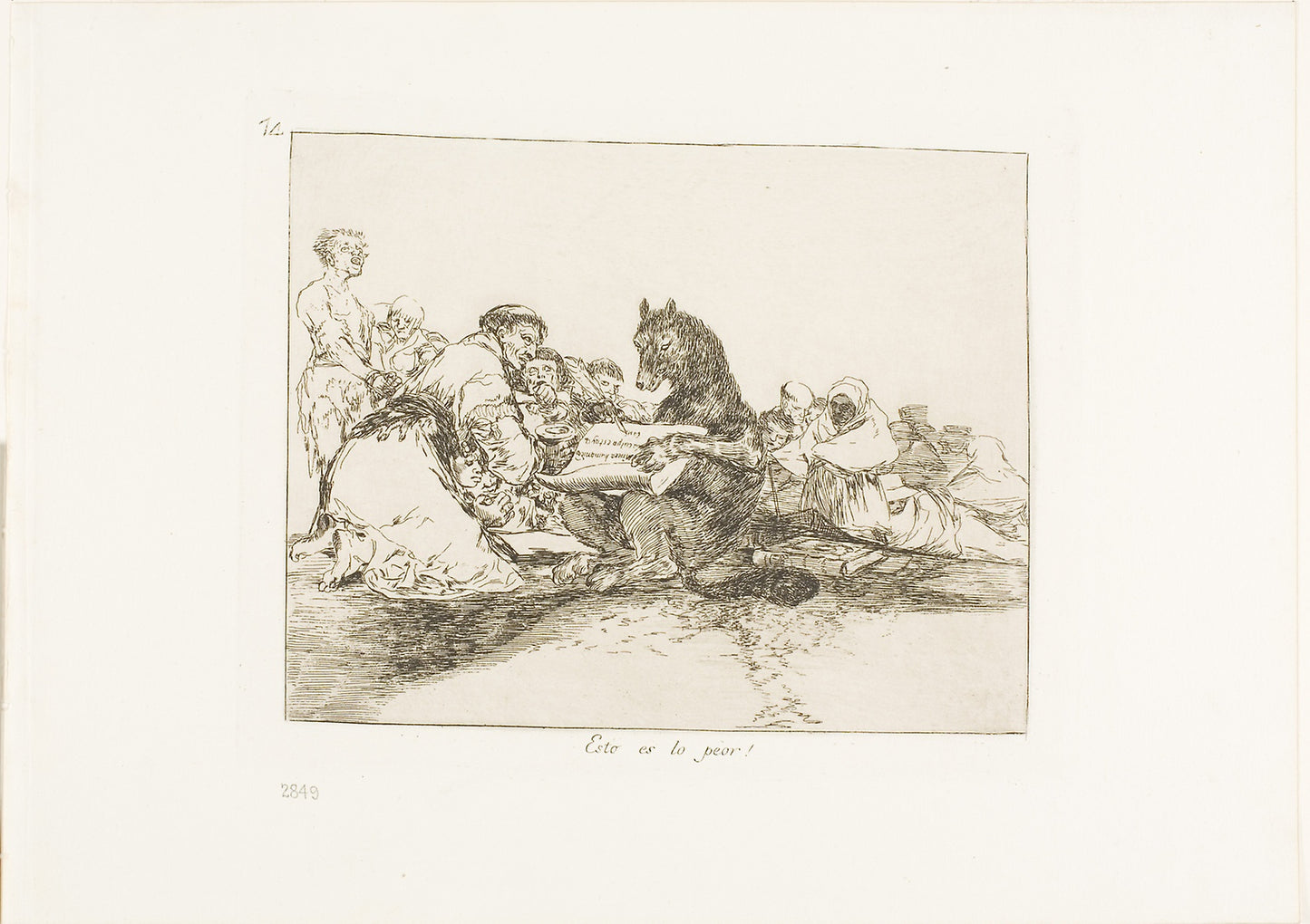 That is the worst of it!, plate 74 from The Disasters of War -  Francisco José de Goya y Lucientes,  Poster Print Wall Art
