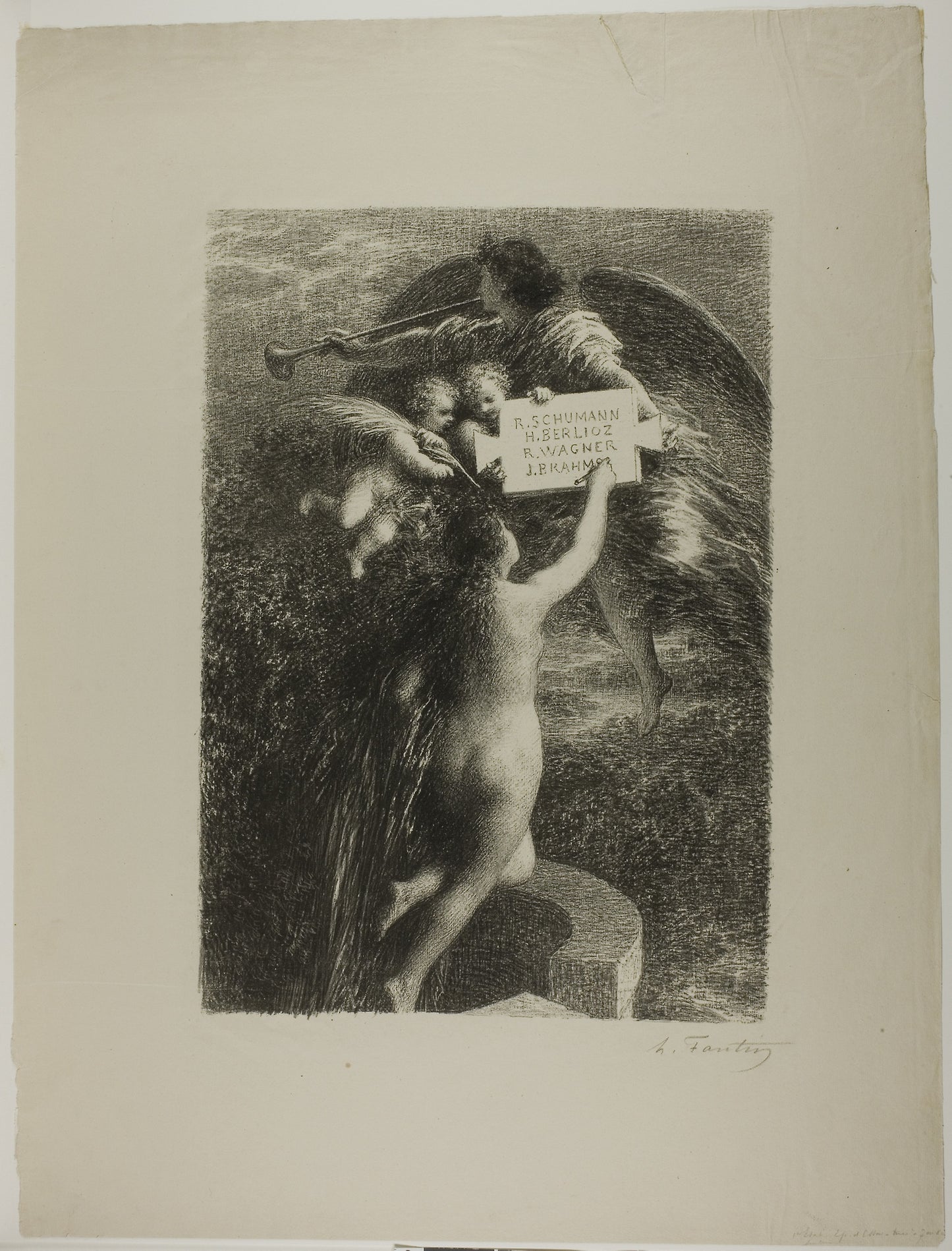 Frontispiece -  Truth -  Henri Fantin-Latour,  Poster Print Wall Art