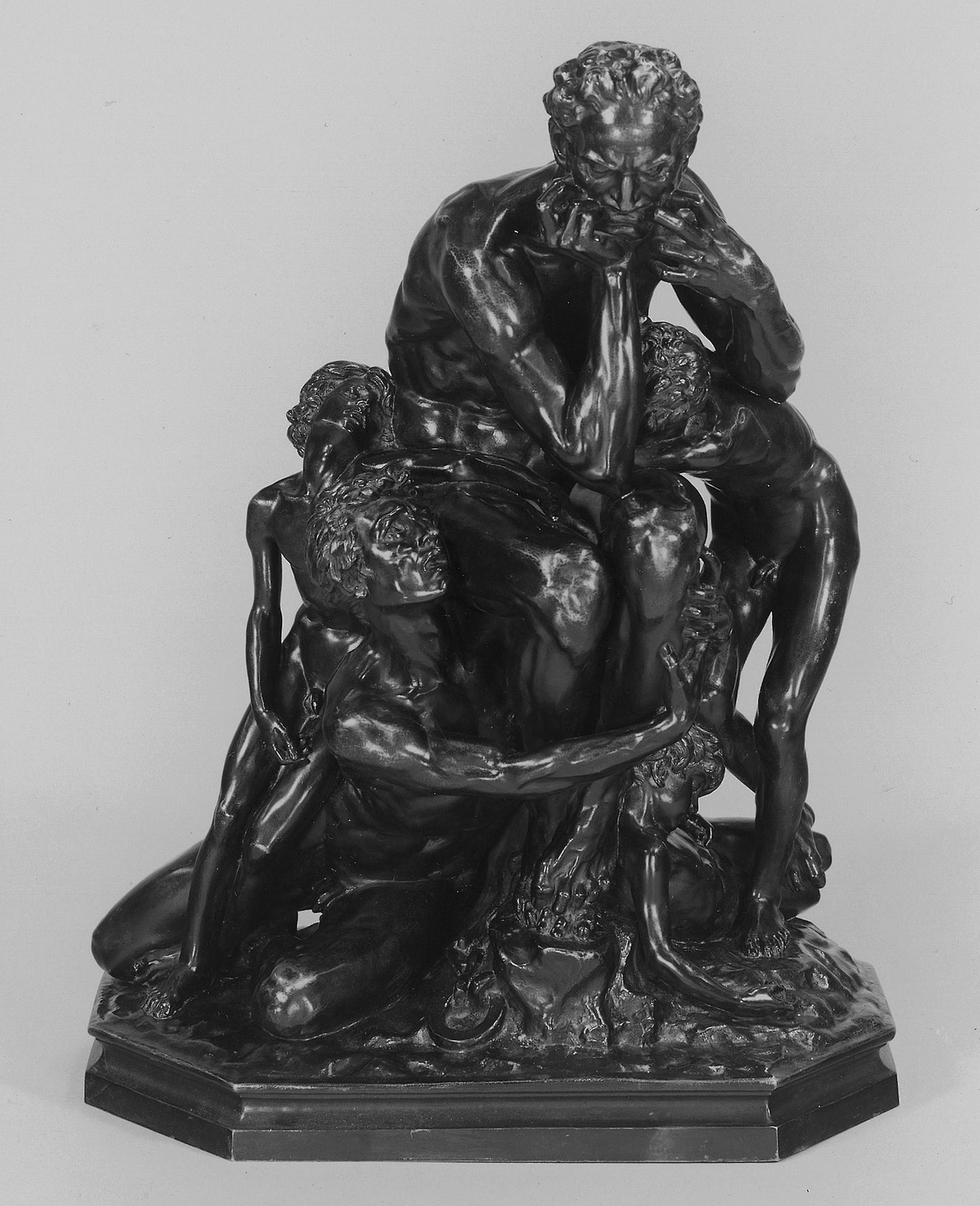 Ugolino and his Children -  Jean Baptiste Carpeaux,  Poster Print Wall Art