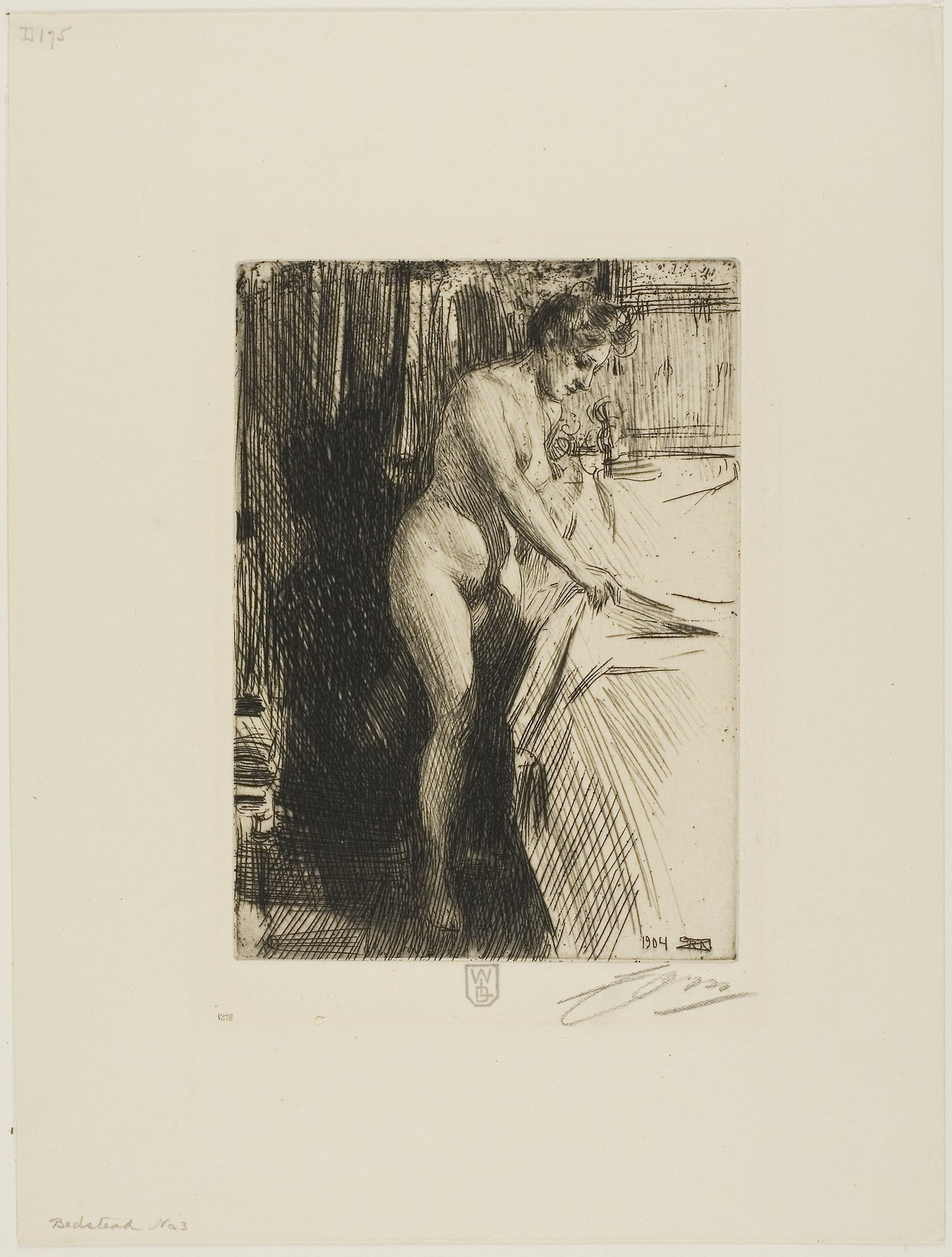 Olandine -  Anders Zorn,  Poster Print Wall Art