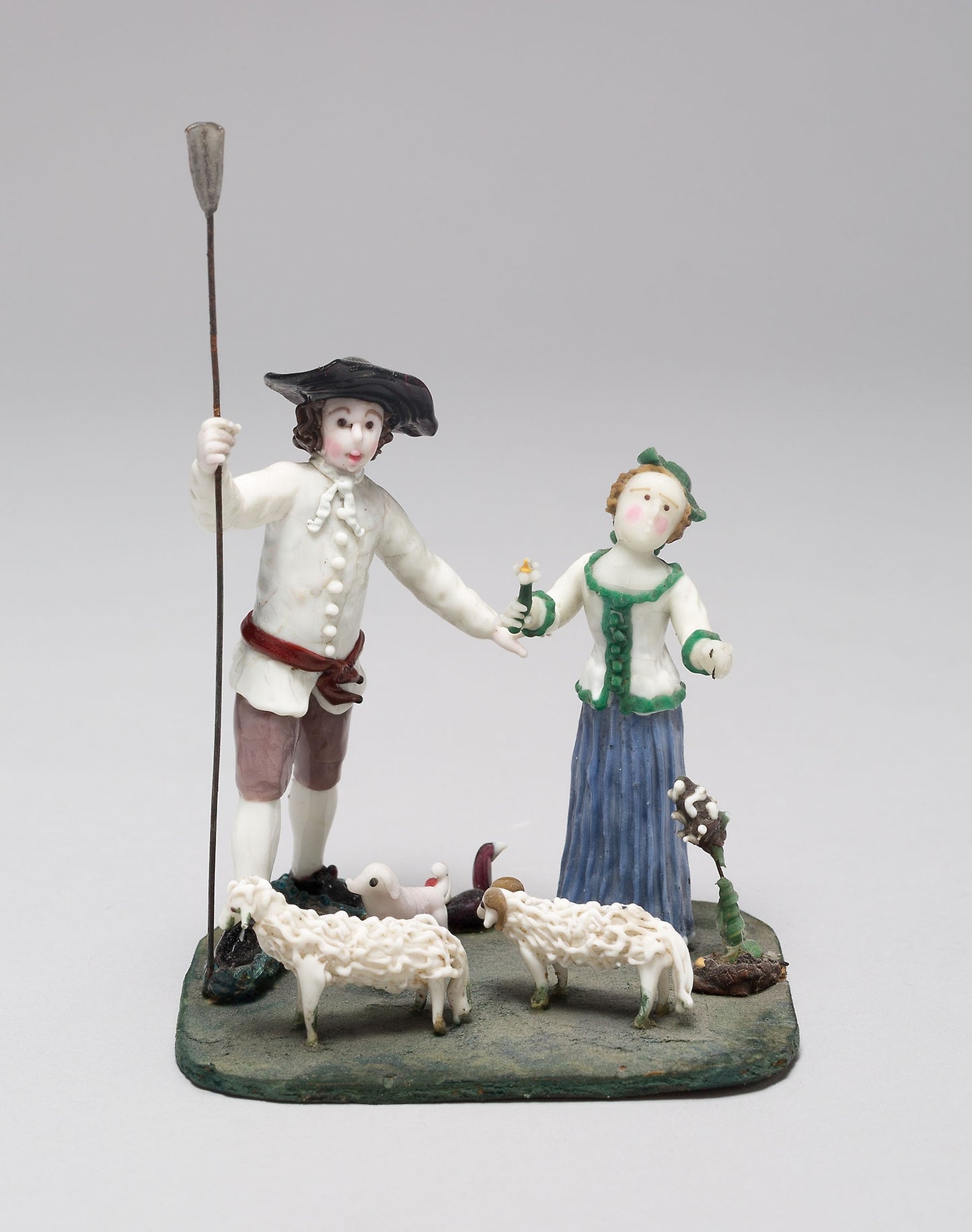 Shepherd and Shepherdess -  Nevers, France,  Poster Print Wall Art