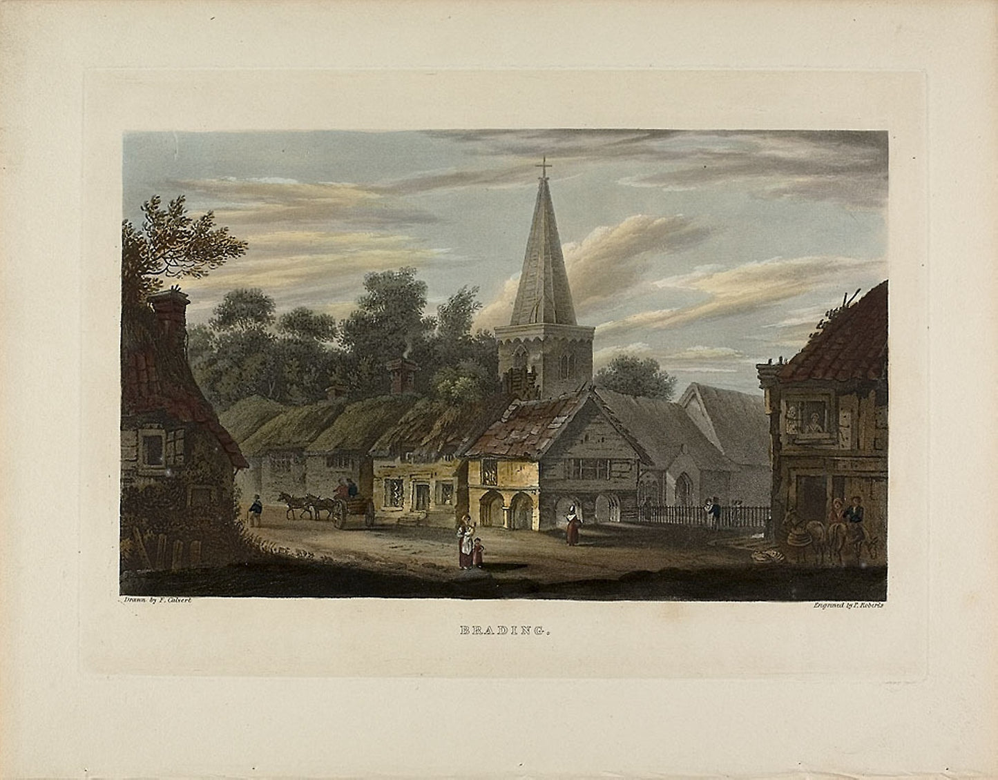 Brading -  P. Roberts (English, 19th century),  Poster Print Wall Art