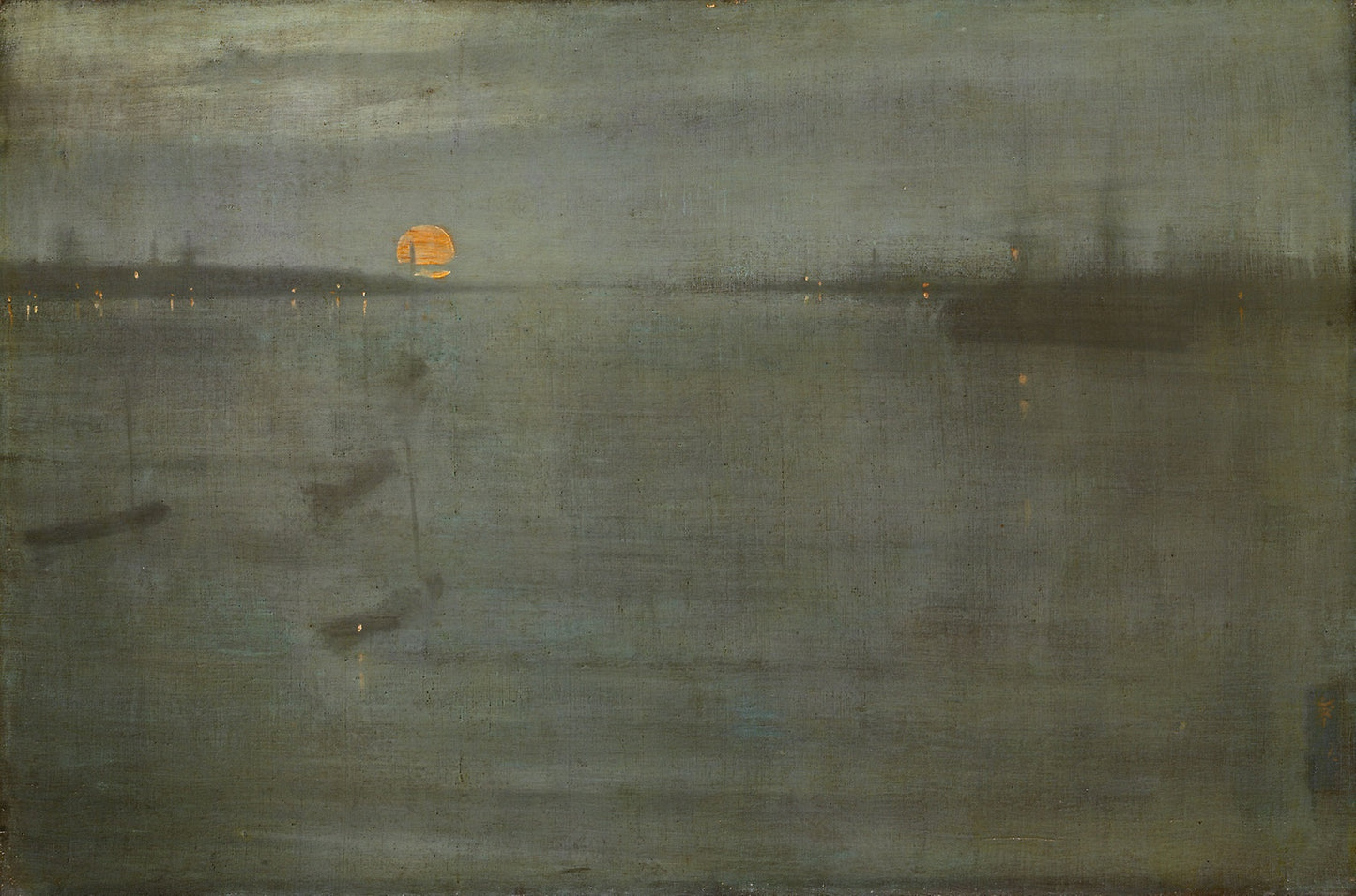 Nocturne: Blue and Gold—Southampton Water: James McNeill Whistler, Poster Print Wall Art