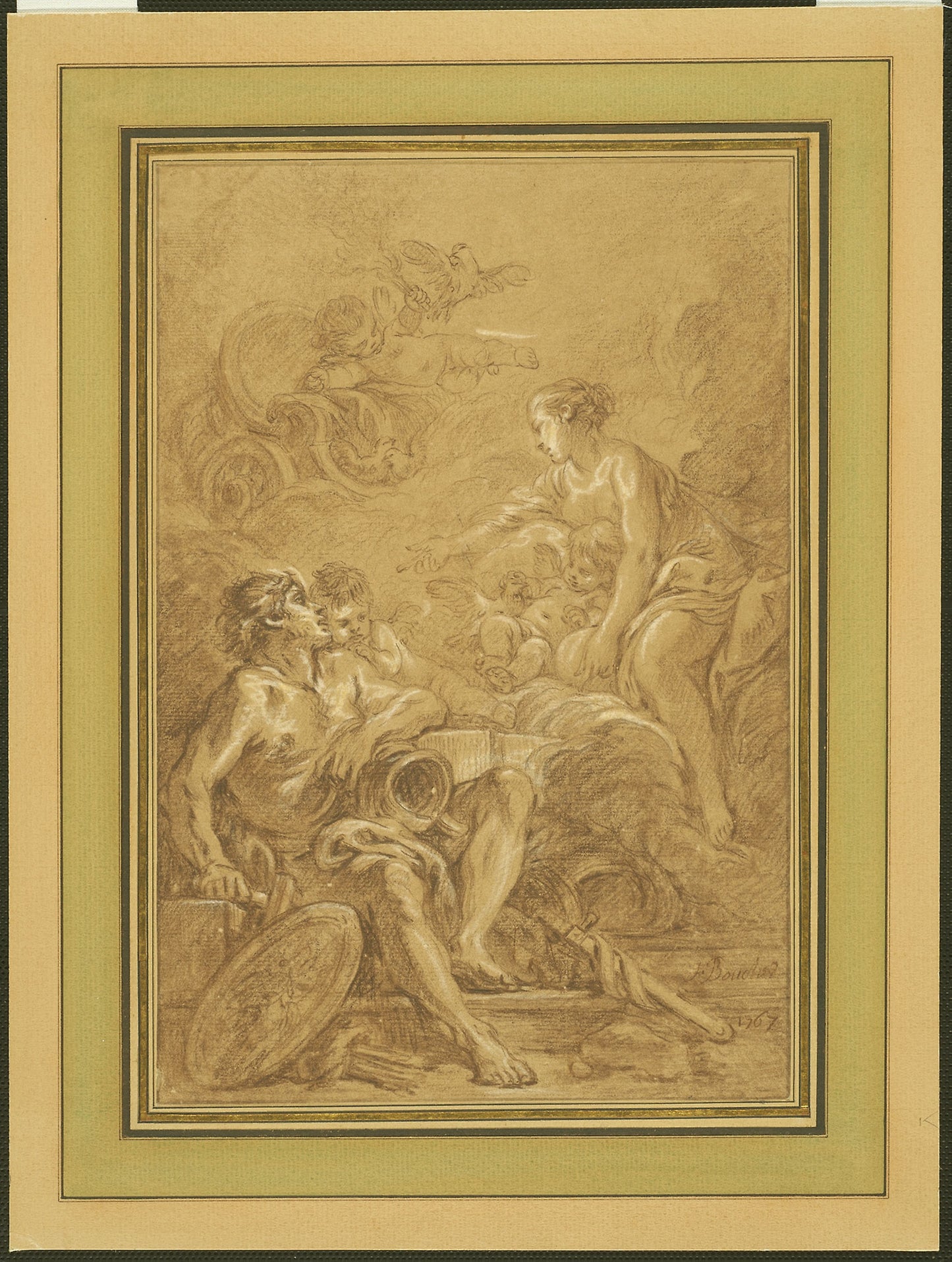 Venus Commanding Vulcan to Make Arms for Aeneas -  François Boucher,  Poster Print Wall Art