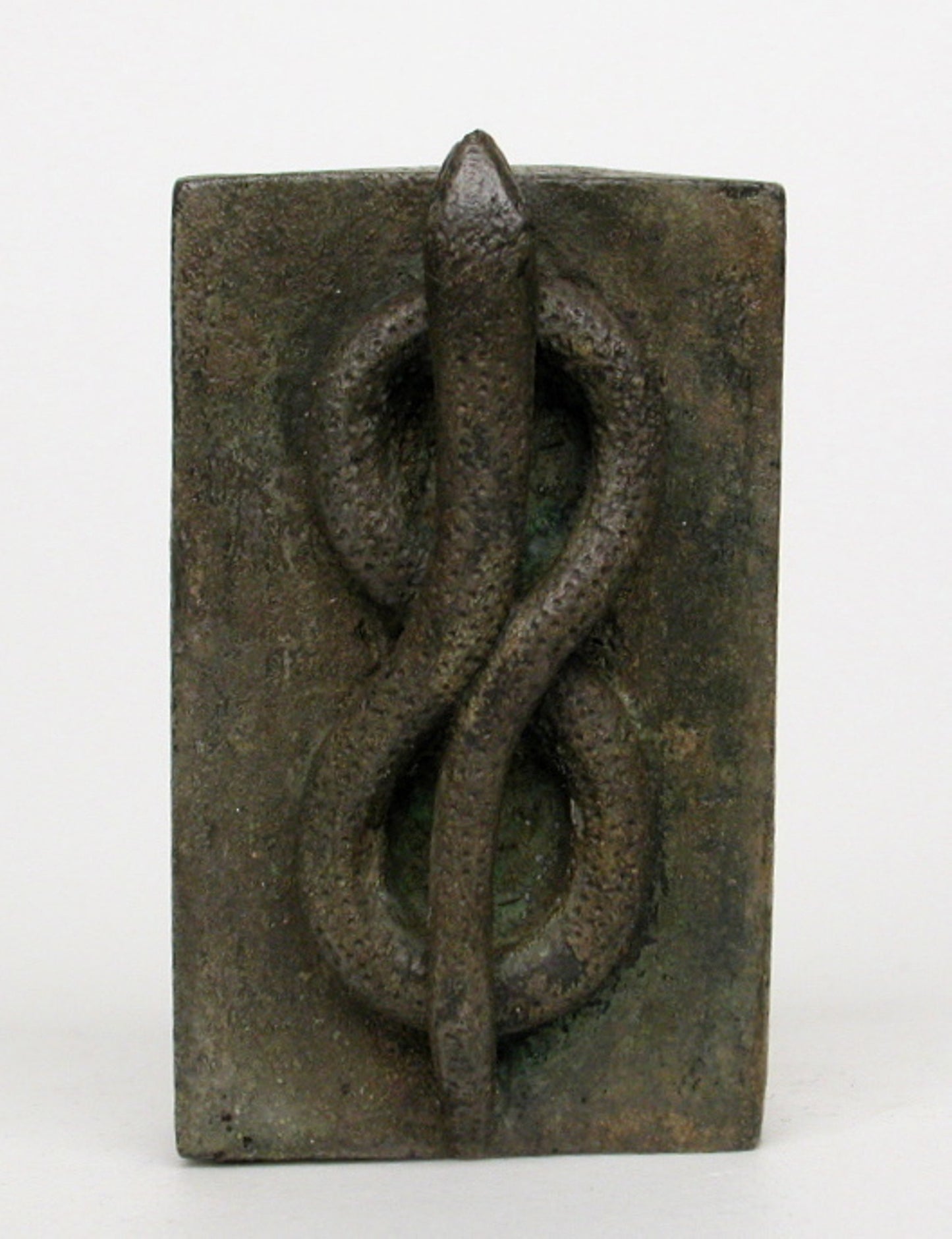 Coffin with Coiled Snake (Atum) on the Top -  Egyptian,  Poster Print Wall Art