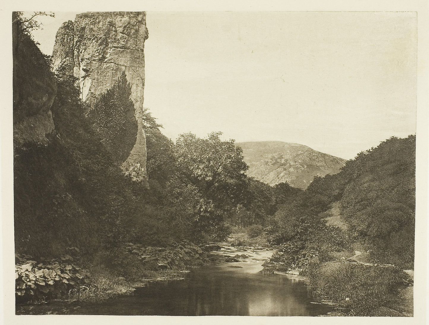 Pickering Tor, Dove Dale: Peter Henry Emerson, Poster Print Wall Art