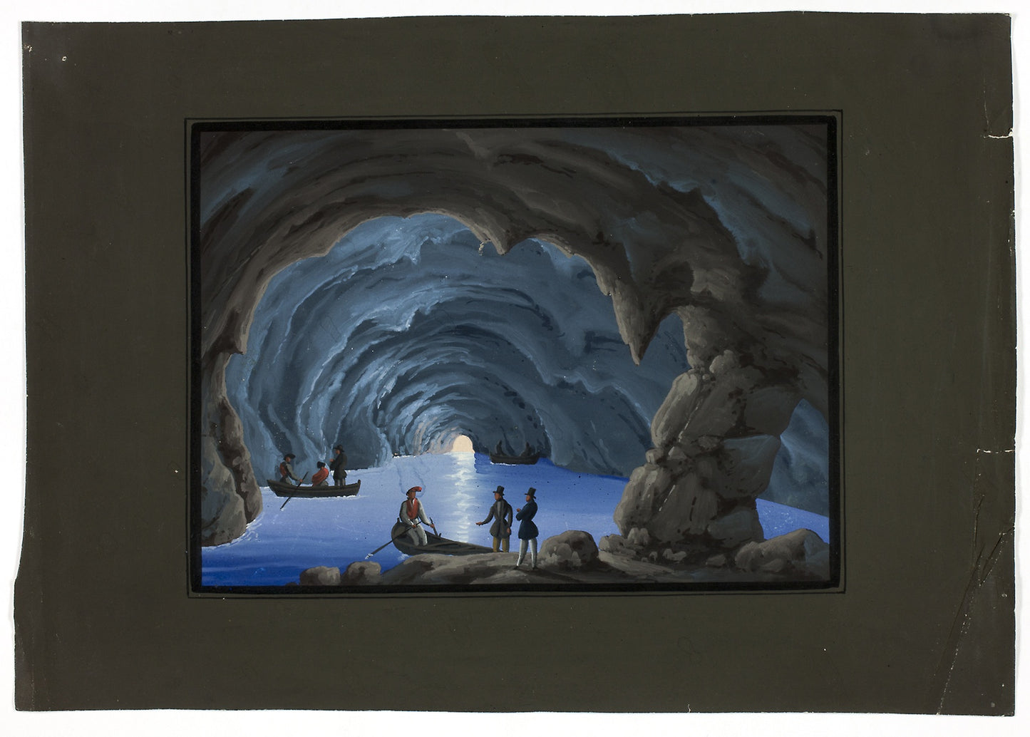 Grotto Scene -  Unknown Artist,  Poster Print Wall Art