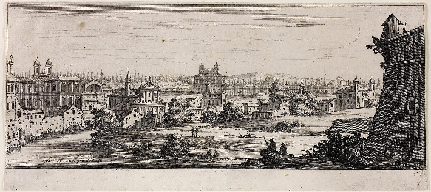 View of Rome -  Number 12 -  François Collignon,  Poster Print Wall Art