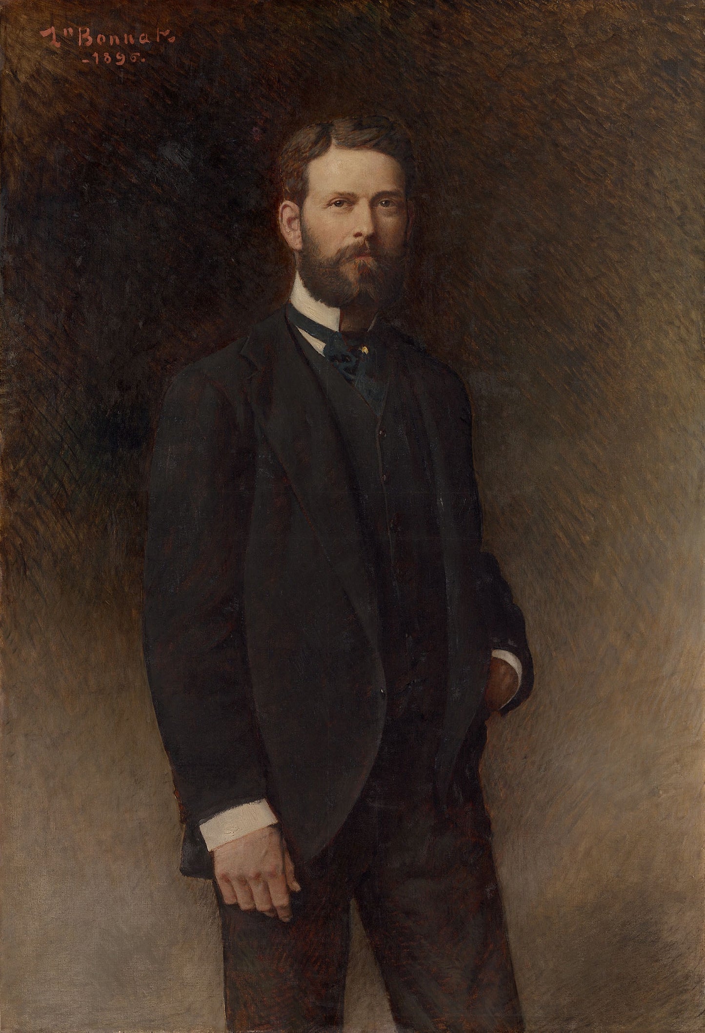 Portrait of Henry Field -  Léon Joseph Florentin Bonnat,  Poster Print Wall Art