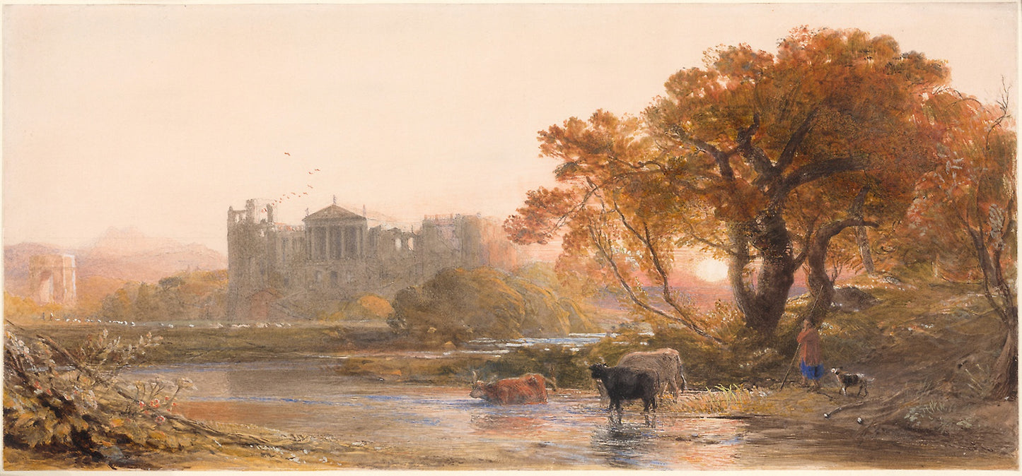 Evening in Italy—the Deserted Villa -  Samuel Palmer,  Poster Print Wall Art