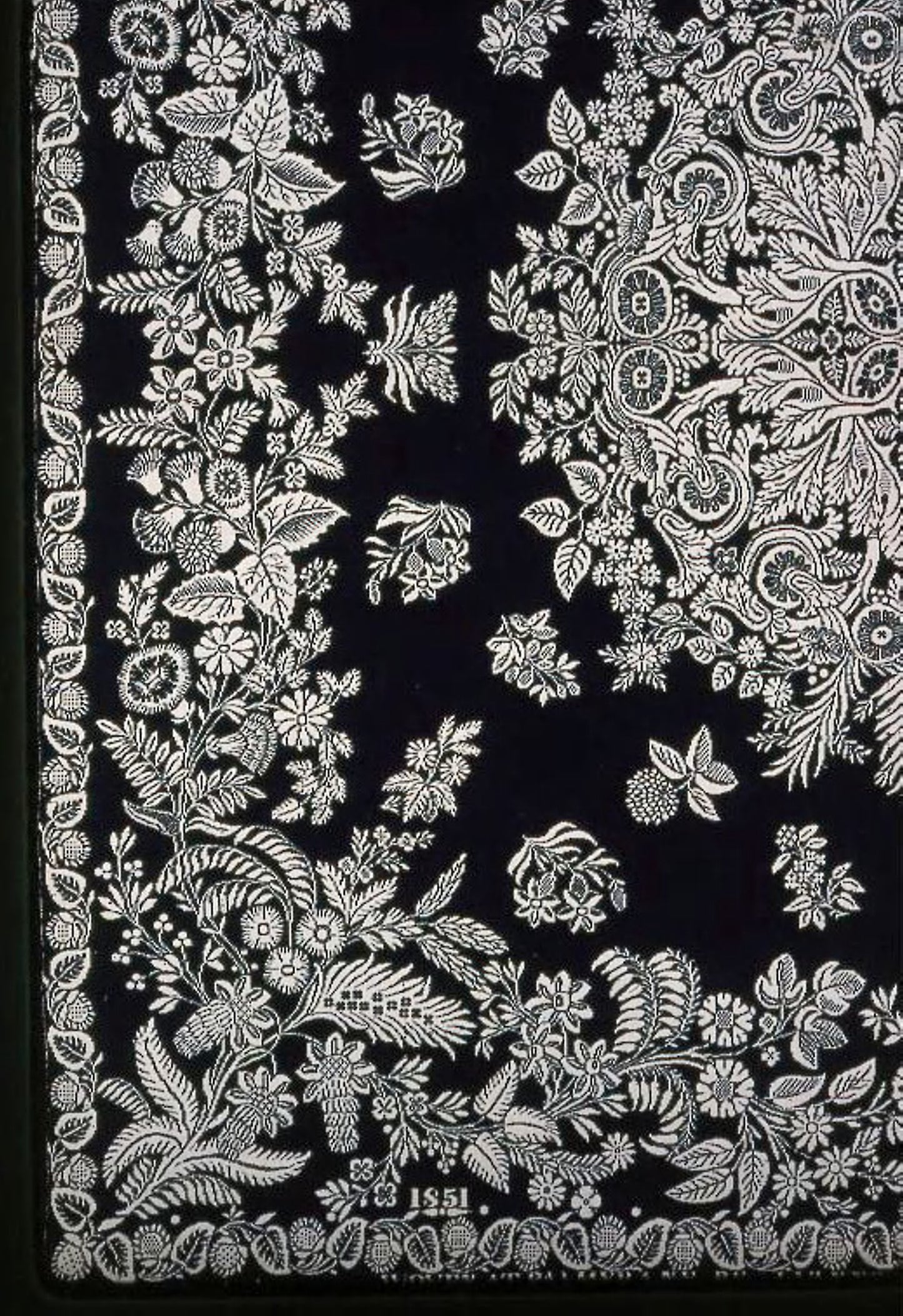 Coverlet -  James Van Ness (American, 1811-1872),  Poster Print Wall Art