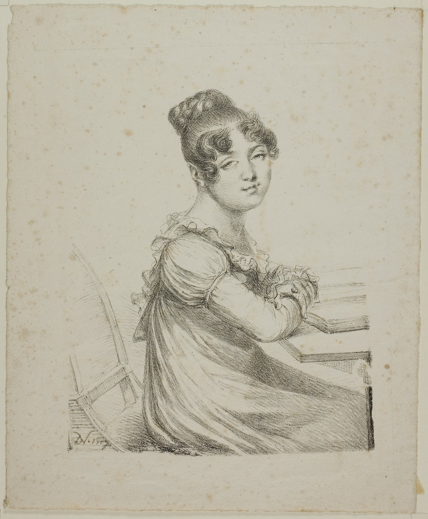 Portrait of Countess Mollien -  Dominique-Vivant Denon,  Poster Print Wall Art