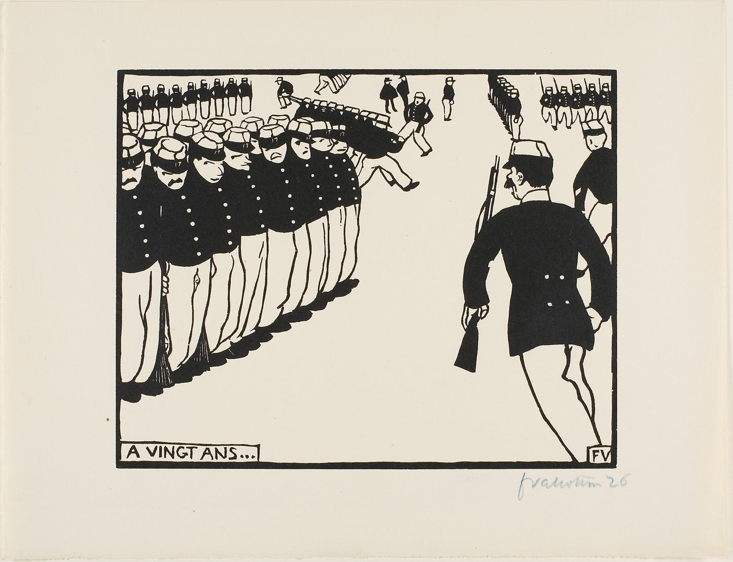 At the Age of Twenty... -  Félix Edouard Vallotton,  Poster Print Wall Art